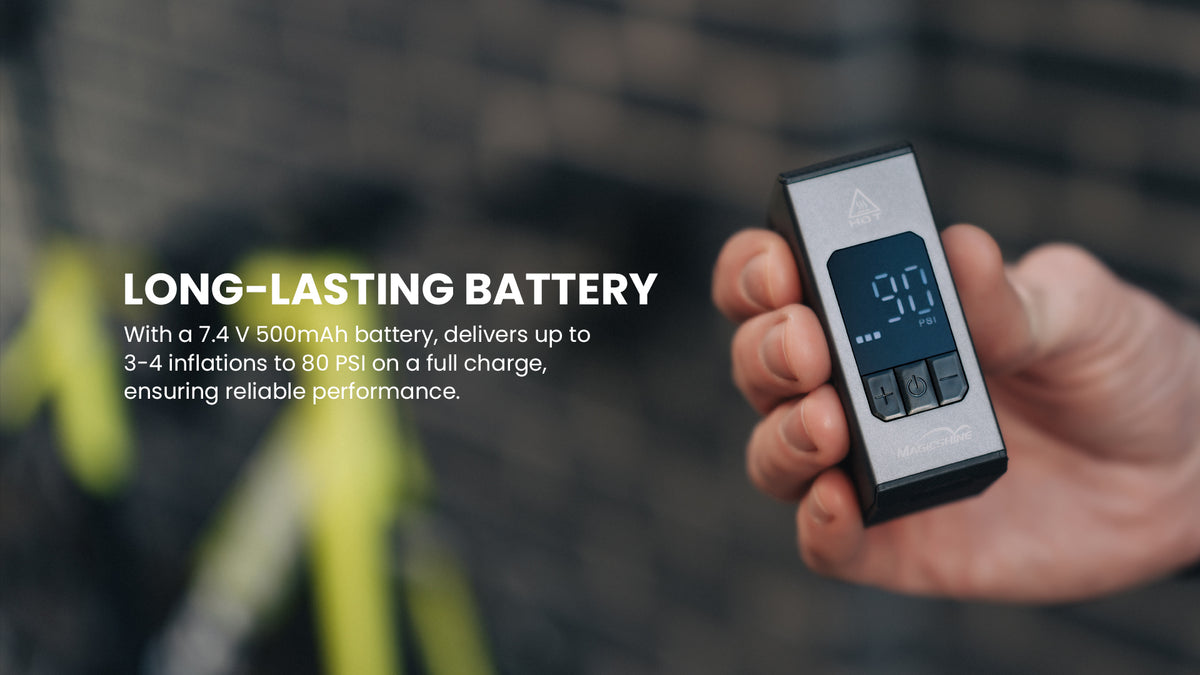 MagicShine AIRRO Mini E-Pump — long-lasting battery