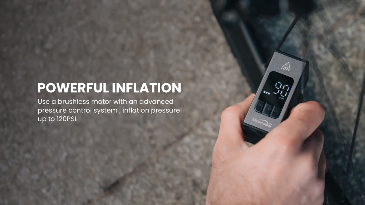 MagicShine AIRRO Mini E-Pump — powerful inflation