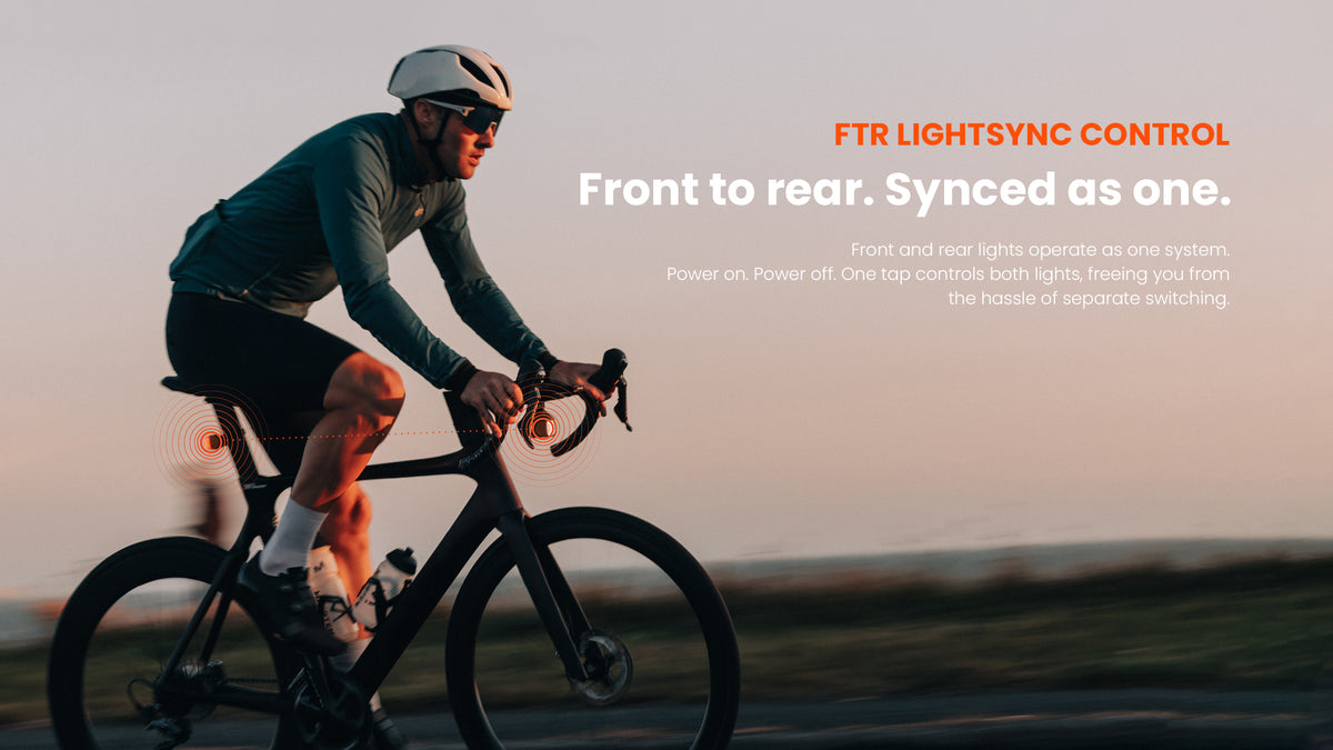 MagicShine EVO 1700 UT Purple — FTR LightSync front-to-rear sync