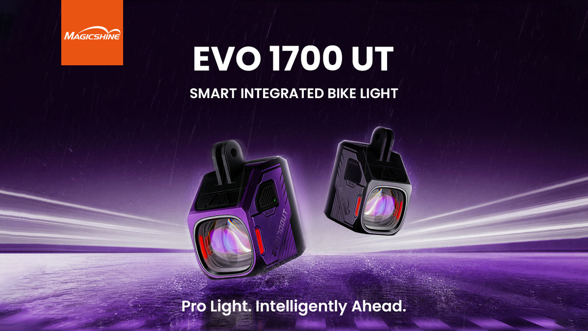 MagicShine EVO 1700 UT Purple — smart integrated bike light