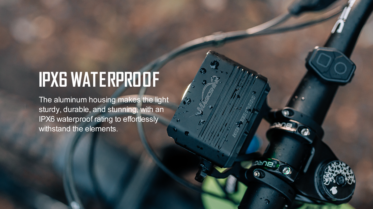 MagicShine MONTEER 12000 — IPX6 waterproof