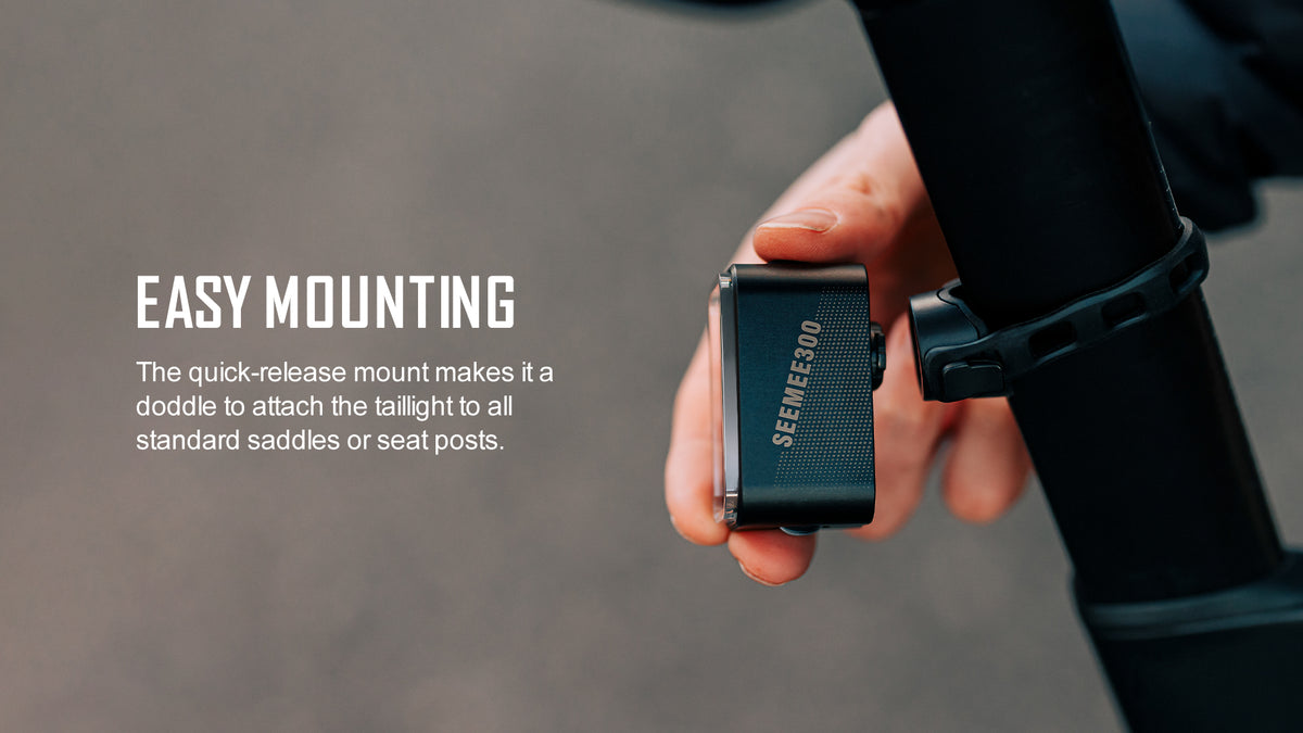 MagicShine SEEMEE 300 — easy mounting