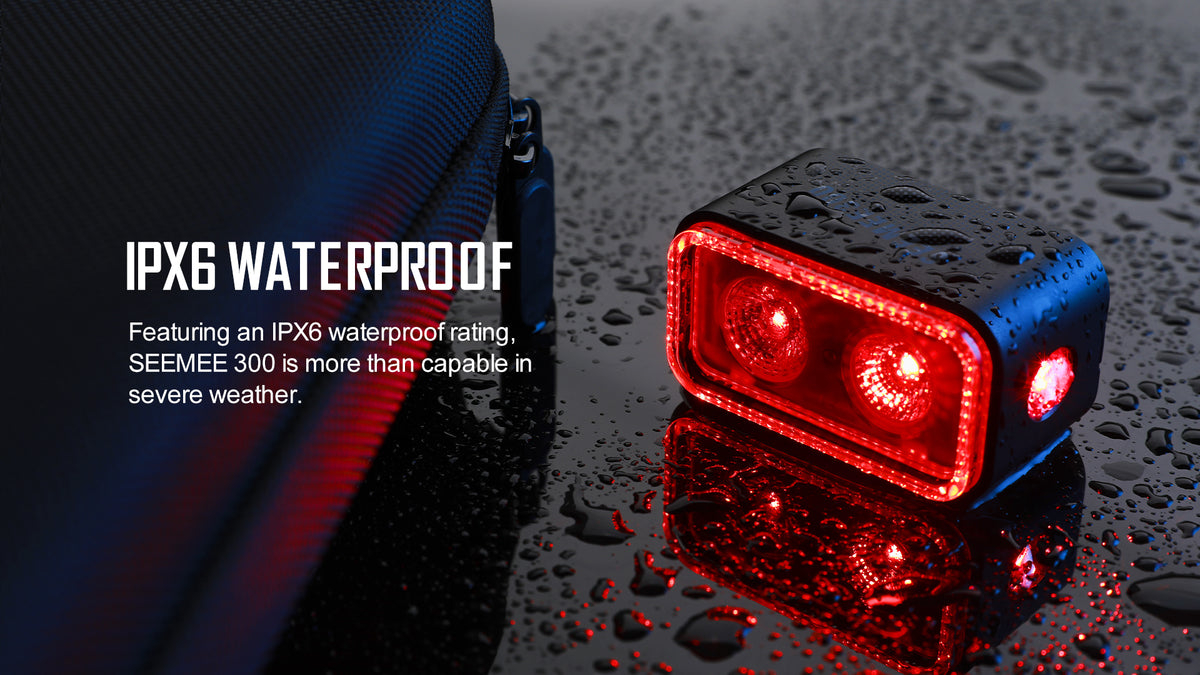 MagicShine SEEMEE 300 — IPX6 waterproof